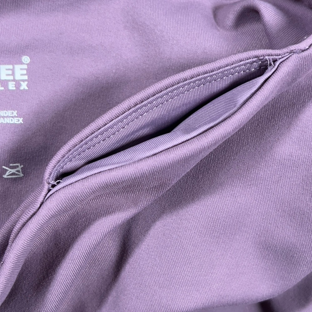 90 Degree by Reflex Modern Fit High Waist Leggings XS Ankle Side‎ Pockets Purple - Picture 5 of 11